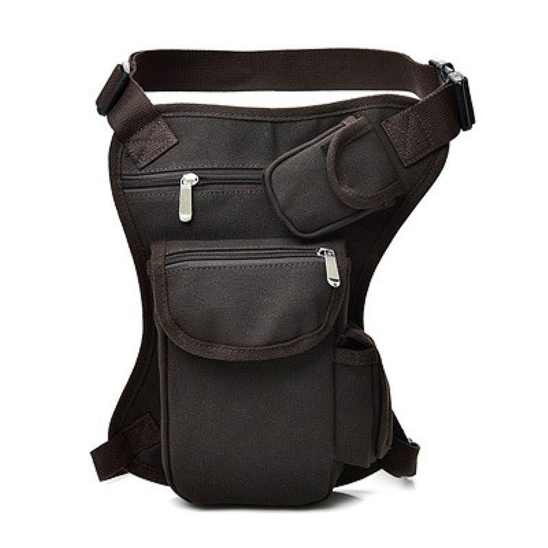 Fashion Multifunction Outdoor Sport Leg Bag Canvas Waist Belt Bags