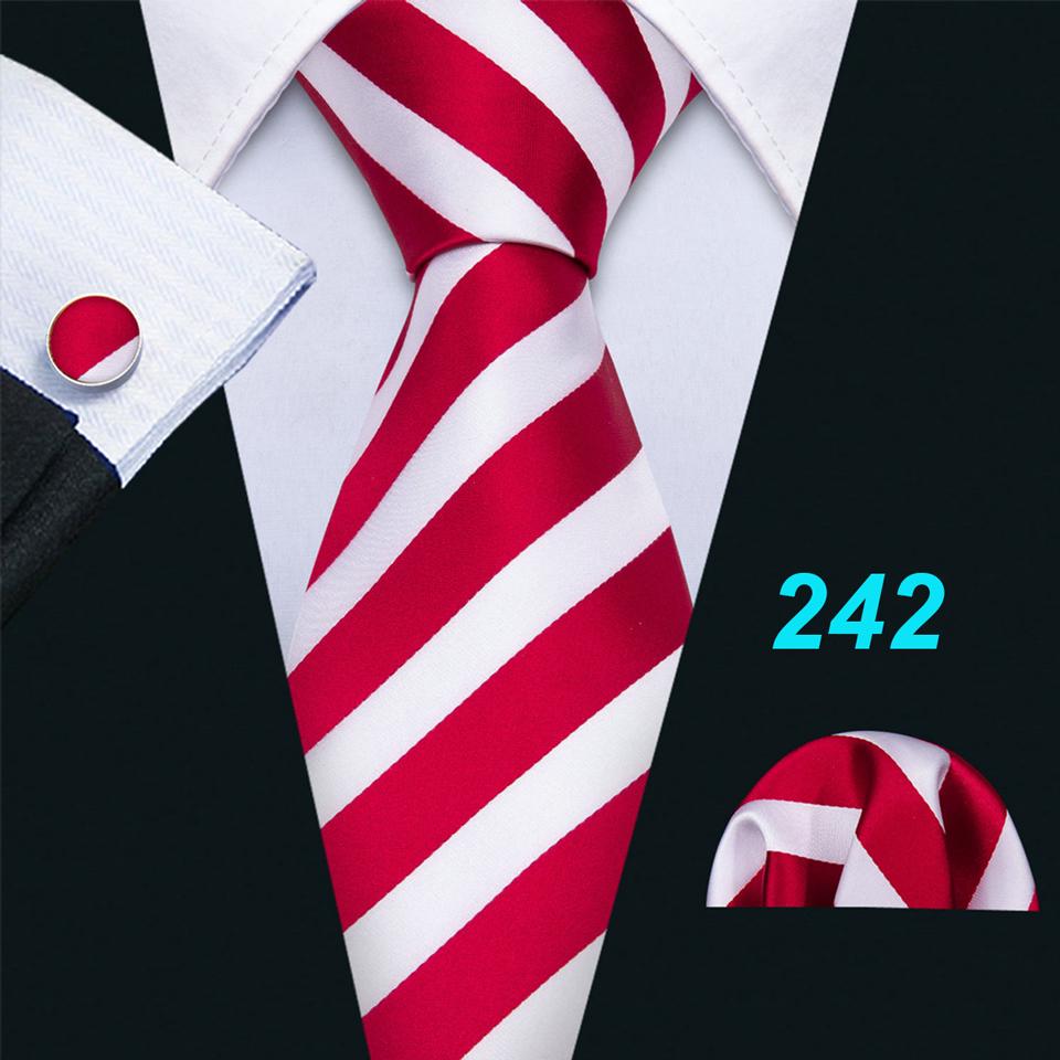 Мужские крутые галстуки 10 стилей коралловый розовый красный галстук карманные квадратные запонки набор свадебные свидания вечерние