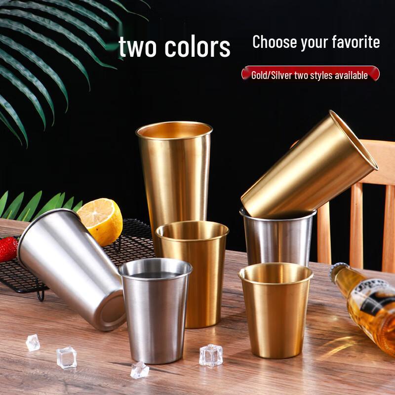 Anyi Portable Outdoor 304 Stainless Steel Single Layer Cup