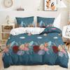 Пододеяльник с 3D-растительным узором и цветочным узором, комплект постельного белья для мужчин и женщин, односпальная двуспальная кровать, подарок размера Queen Size