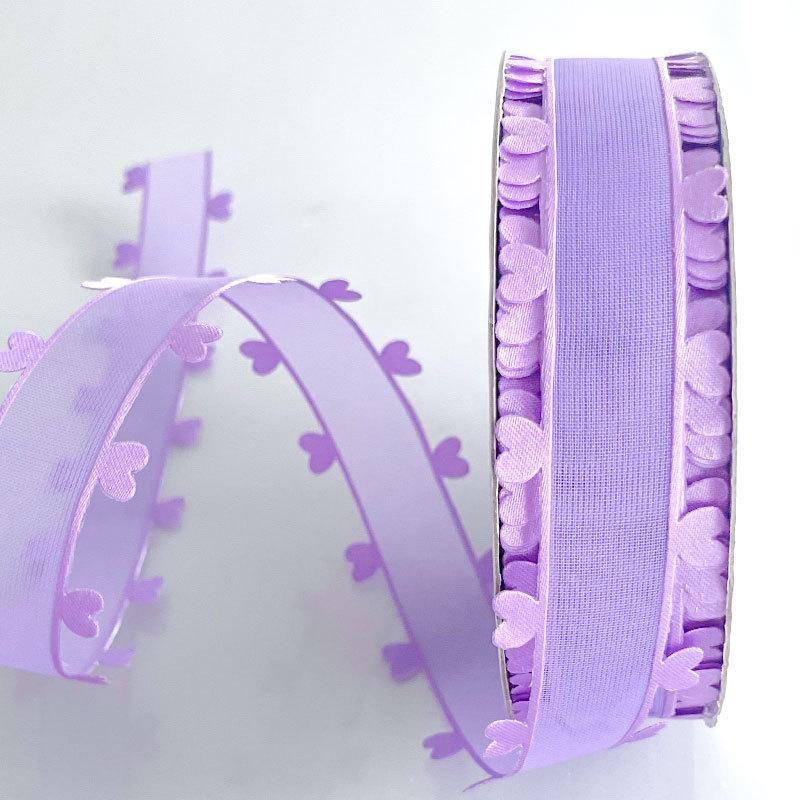 2,5 см Новая подарочная коробка с лентой ко Дню святого Валентина «Любовь», аксессуары ручной работы, лента 3,8 см, сложенный бант, бант из ленты, цветок ручной работы