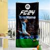 Haaland Personalized Name Beach Towel High Absorbency & Quick-Dry Ideal for Travel Outdoor Swim Pool Yoga Surf Camping Hiking Gym Gift Holiday