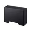 Magnet Mask Holder Black, Tower Mask Case Box Type, 4359, Approx. W19 X D6.5 X H13.5cm