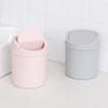 Clean with Cover Trash Mini Desktop Bin Desk Dustbin Small Trash Can Garbage Can