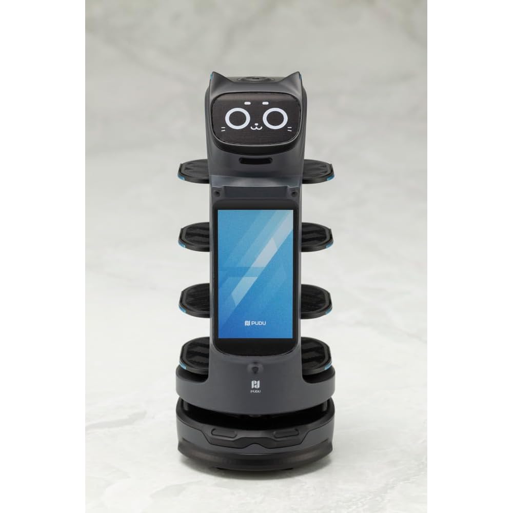 Kotobukiya PUDU Bellabot Pro Black Version Non-Scale Plastic Model Approximately 107mm Tall