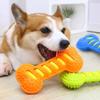 Bite Resistant Pet Dog Chew Toy Bone Shape Puppy Teething Toy New Squeaky Toys  Pet Supplies
