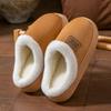 Autumn and Winter Warm Cotton Slippers for Women, Suitable for Indoor and Home Use, with Anti Slip and Anti Odor Properties, Warmth Plush Cotton Shoes