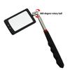 Car Mirror Portable Telescoping Flexible Head Inspection Mirror LED Light Adjustable 360 Degree Swivel Viewing Auto Hand Tools