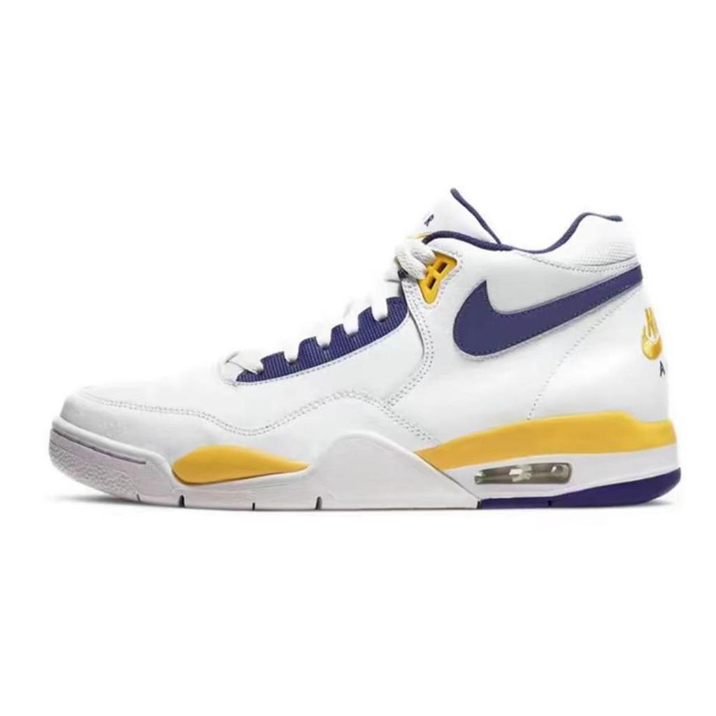 Nike Flight Legacy Зимнее время Амортизация Нескользящее Покрытие Высокий профиль Винтажные Баскетбольные Кроссовки Мужские BQ4212-102(Команда28-)