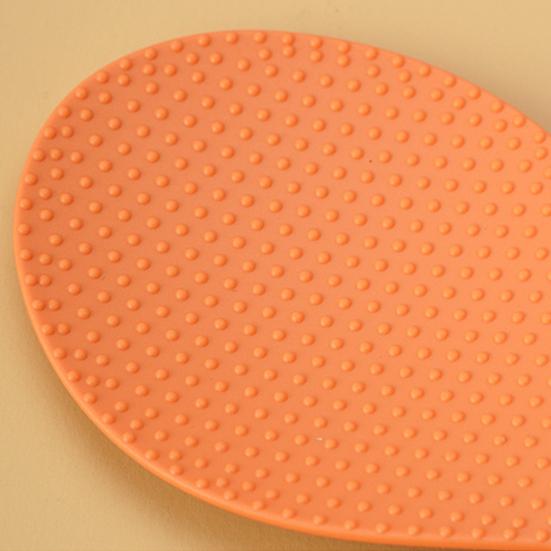 Rice Shovel Multifunctional Non-Stick Long Handle Plastic Spoon with Bump Design Tableware Food Grade Standing