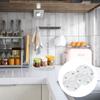 4PCS 3 inch Clear Small Lazy Sn Turntable Mini Lazy Sn Acrylic Ball Bearing Rotating Tray for Spice Rack Table Cake Kitchen Pantry