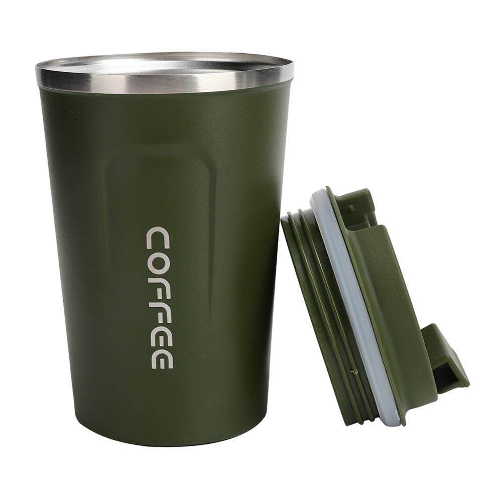 Leakproof Lid Vacuum Mug Vacuum Insulated Travel Mug Portable Coffee Cup  Hot Drinks