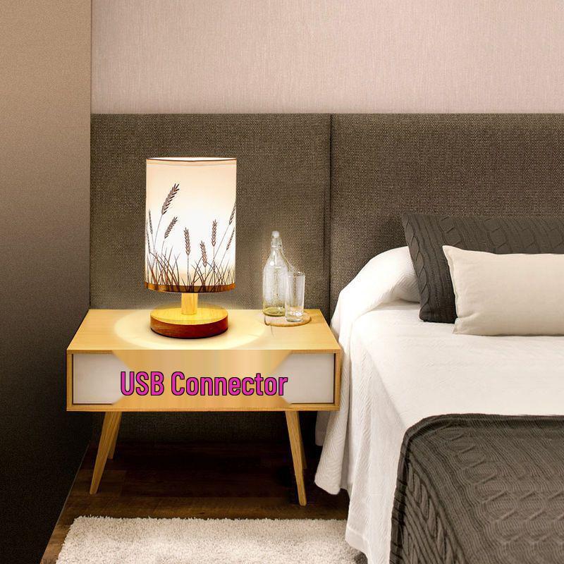 Современная минималистичная настольная лампа в китайском стиле для спальни, прикроватная, для чайной комнаты или кабинета - Каллиграфия и поэзия Сделай сам