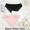FINETOO 3PCS/Set Women Sexy Lace Panties Underwear Exotic Briefs Female Underpants Soft Lingerie Temptation Embroidery Intimates