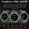 Умные часы для занятий спортом на открытом воздухе, часы с компасом и фонариком, Bluetooth-звонок, мониторинг сердечного ритма, водонепроницаемые часы для мужчин