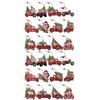 24 Pcs Christmas Tree Pendant Wooden Cartoon Hanging Ornaments Santa Snowman Dwarf Ornaments for Christmas Tree Home Party