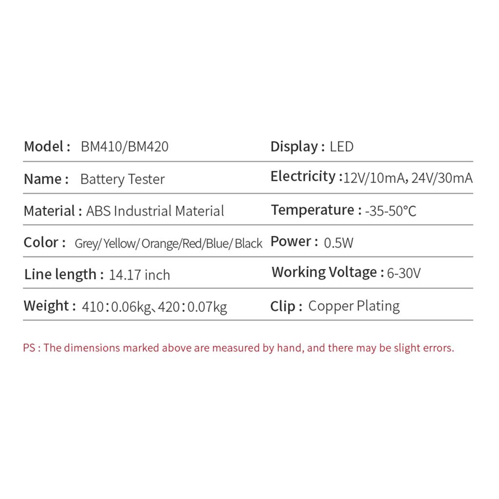 Automotive Cranking Charging Circuit Tester 12- Circuit Detector Car Battery Diagnostic Tool Vehicle Battery Analyzer