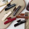 10 см Большая Ацетатная Заколка-Клешня Винтажные Геометрические Зажимы для Волос для Женщин Сильная Фиксация Зажим-Акула Модные Аксессуары для Волос