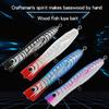 Colorful Wooden Popper  Sea  Fishing  Bait Simulated Fisheye Bionic Stick Casting Lure Fishing