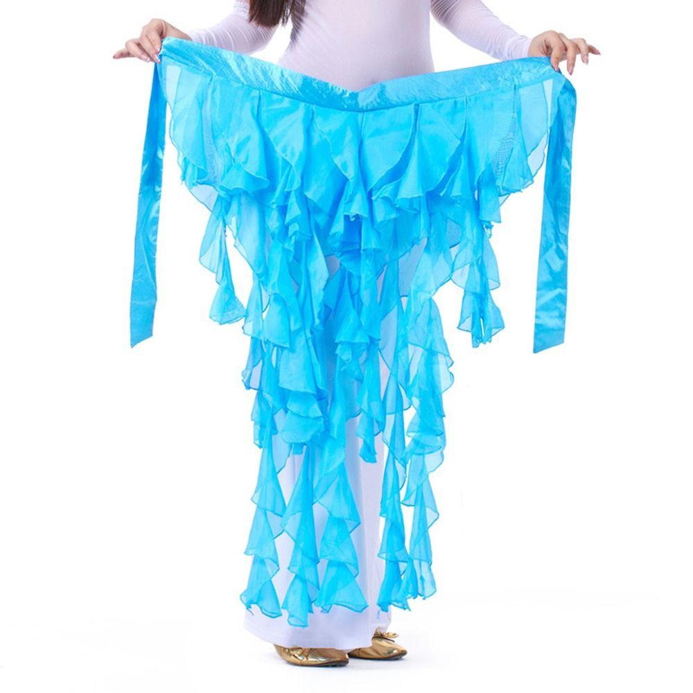 Хип-шарф с кисточками и блестящей цепочкой на талии, женские костюмы для выступлений