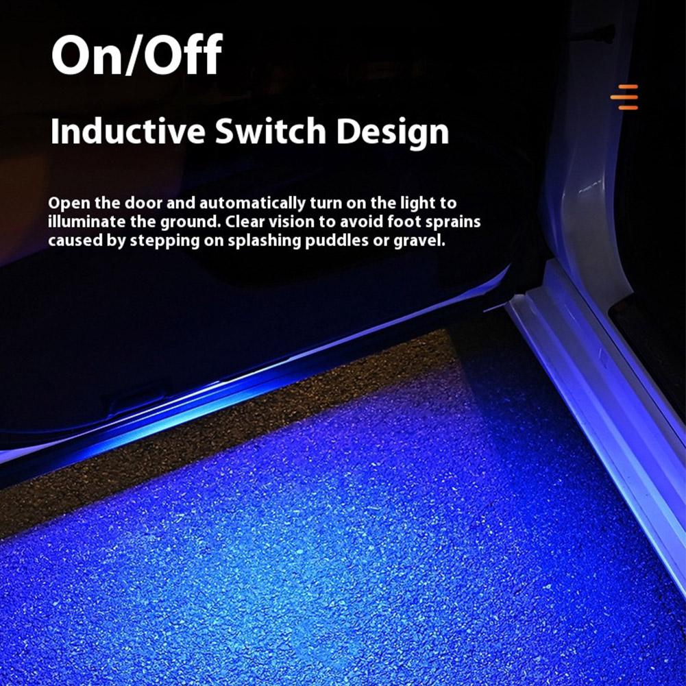 Автомобильные автоматические огни открытия дверей светодиодный приветственный свет магнитный анти-столкновения беспроводной контроль аварийная зарядная лампа сигнал USB Str U6V9