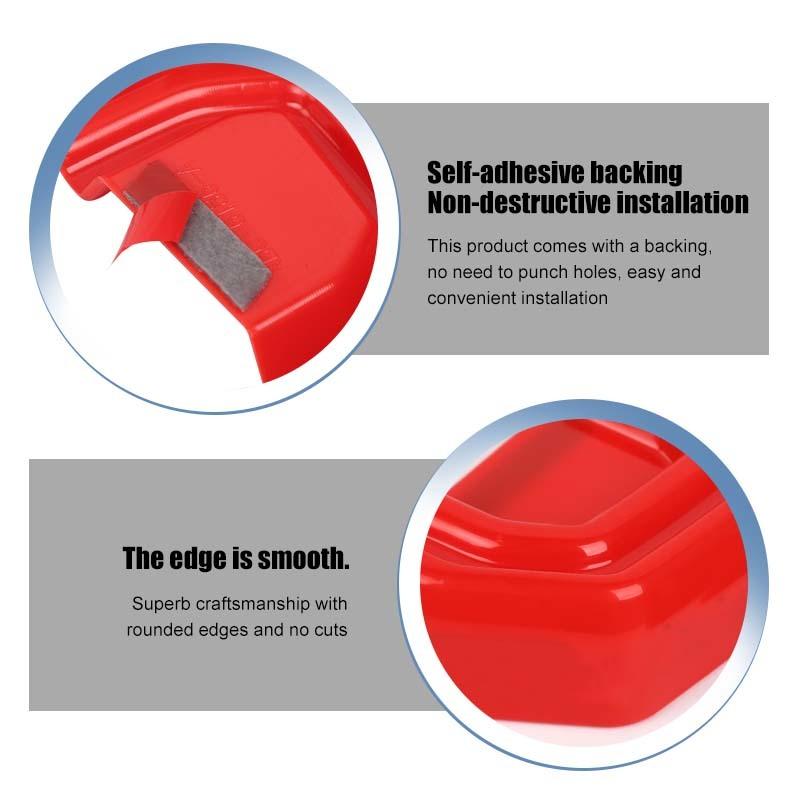 Накладка-декорация на передний бампер автомобиля, крюк для буксировки, для Jetour Traveler 2023+ / Jetour Shanhai T2 2024+, внешние аксессуары, АБС-пластик