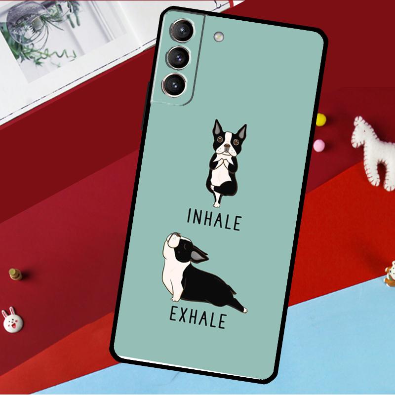 Чехол для телефона Boston Terrier Dog для Samsung Galaxy S25 S23 S22 S20 S24 Ultra S9 S10 Plus S21 FE S25 FE