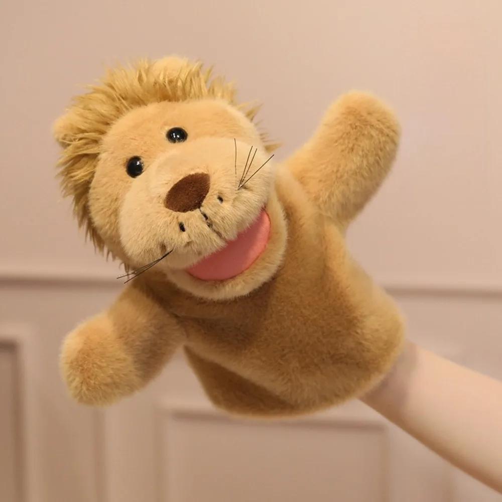 Лягушка Животное Ручная Кукла Рассказывание Историй Подвижный Рот Мягкие Игрушки Акула Раннее Образование Симуляция Рука Палец История Кукла Подарок