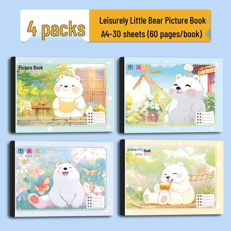 A4 Thick Paper Children's Art & Doodle Sketchbook