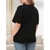 Plus Size, Exclusive PASTOR Style: Pluse-Sized Casual Short Sleeves for Ladies, with THE Words "AIN'T PASTOR LIKE THE ONE I GOT", Trendy and Fun Style