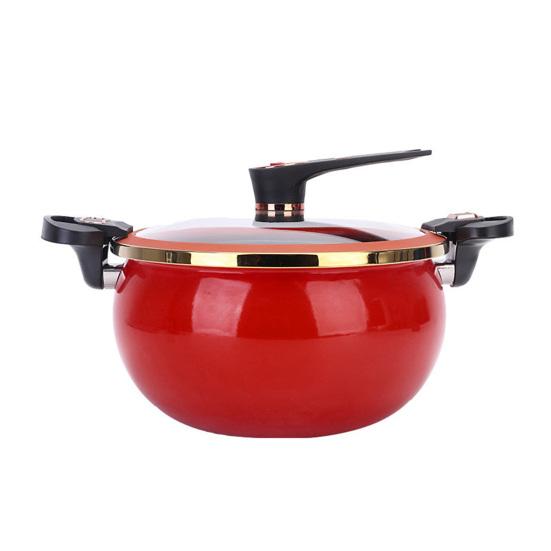 Антипригарная кастрюля с керамическим покрытием и крышкой 7 л Быстрая готовка Мультиварка Микро-скороварка Универсальная посуда для плиты