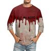 Men's  T-shirt T-shirts Graphic Text Pool3D Printing Street Casual Short Sleeve Printed Clothing Basic
