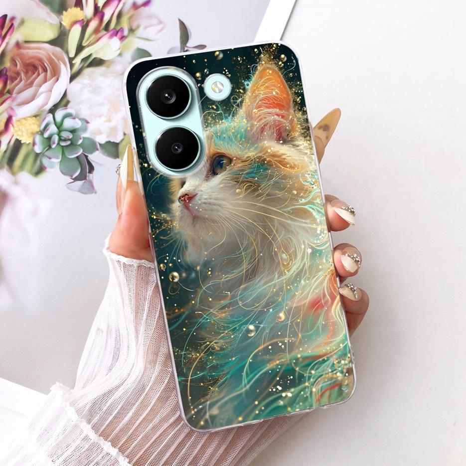 Чехол для Xiaomi Poco X8 Pro 5G Милый Чехол с Рисунком Сердечка Мягкий Тонкий Чехол для Телефона Для Xiaomi Poco X8 Pro Max PocoX8 Pro 5G