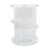 360 Degree Rotation Rotating Makeup Organizer Transparent Stable Base Cosmetic Storage Box for Lipstick Skincare