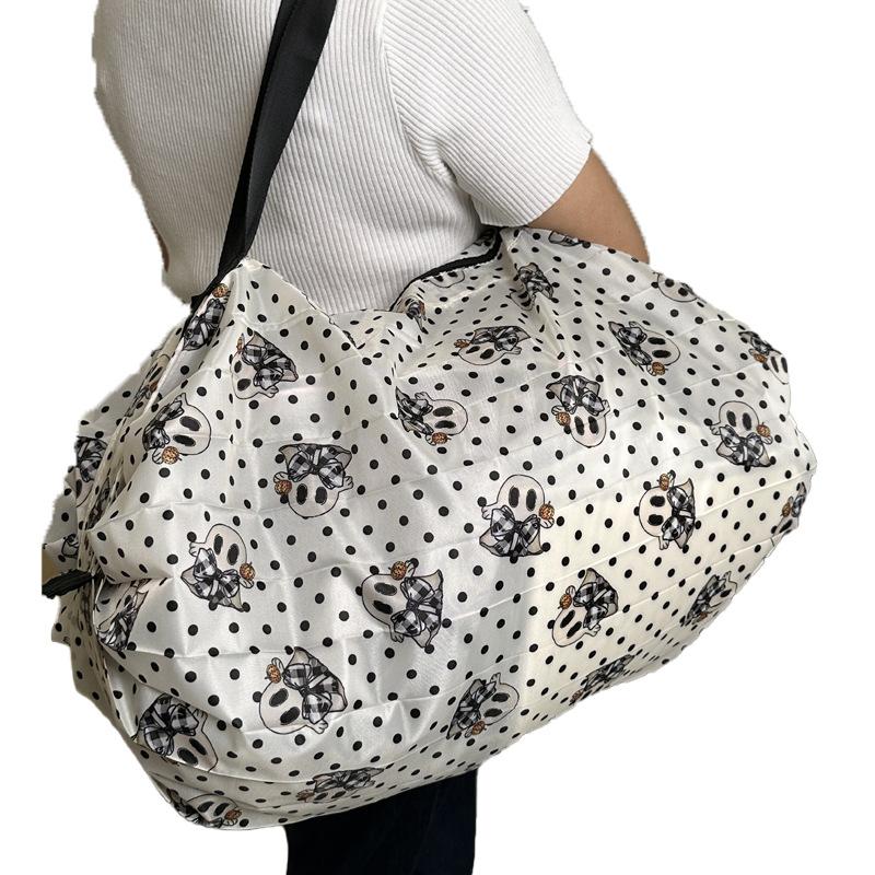 Portable Foldable Supermarket Shopping Bag Large Capacity Bag Waterproof Cloth Bag Grocery Bag Tote Large Eco Bags