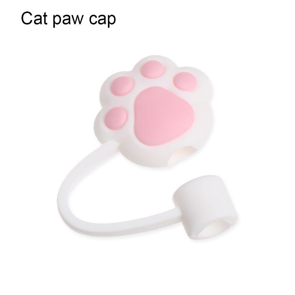 Airtight Splash Proof Cartoon Plugs Cover Drinking Dust Cap Silicone Straw Plug Cup Accessories