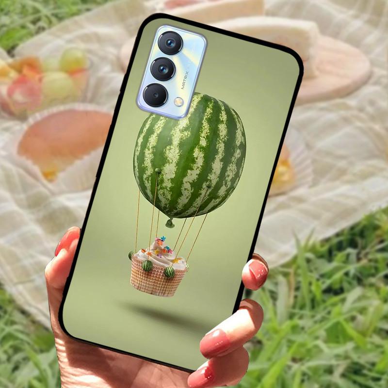 Чехол для Realme GT Master Edition Мраморный painted Cover Мягкий силиконовый ударопрочный чехол для телефона Для Realme GT Master Coque Бампер