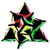 Magic 4 To 4 Piraminx Sengso Triangular Puzle 4x4x4 Triangle Cube Piramix Shengshou Piramik Hungarian Gift for Kid 9 To 12 Years