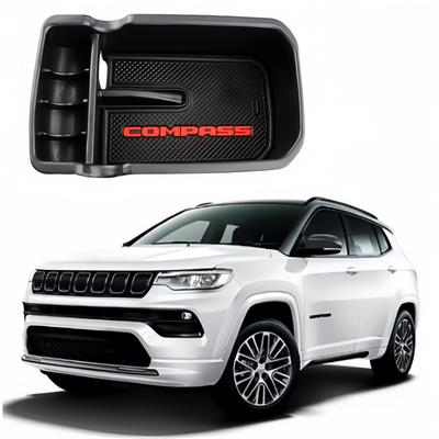 Для Jeep Compass 2017 2018 2019 2020 Бокс для хранения подлокотника Держатель Контейнер Автозапчасти Аксессуары для интерьера