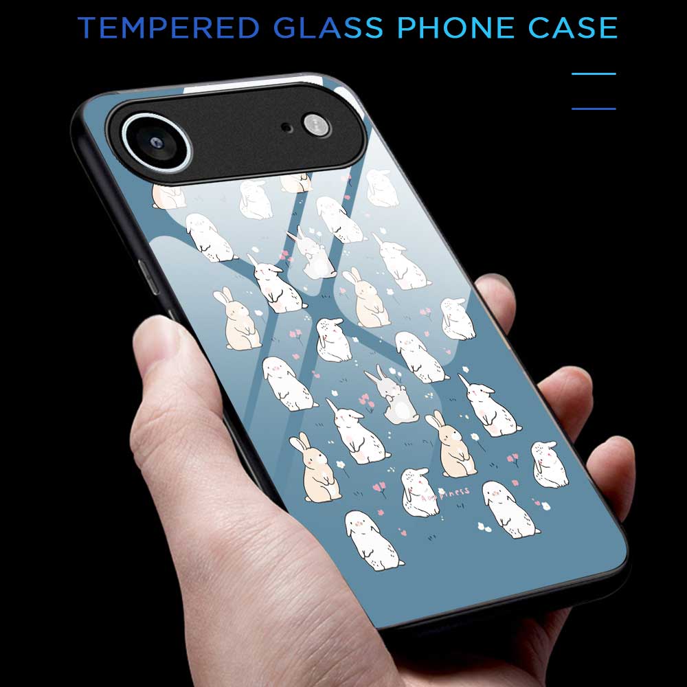 Для iPhone 17 Air Чехол ПК ТПУ Закаленное стекло Печать с рисунком Ударопрочная Задняя крышка для телефона
