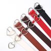 Sanyicai Love Pin Buckle Belt Simple Women'S Heart-Shaped Hanging Decorative Women'S Belt