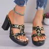 Women High Heels Sandals New Platform Casual Sexy Wedge Women Slippers Women's Sandals Sandalias De Mujer Verano 2025