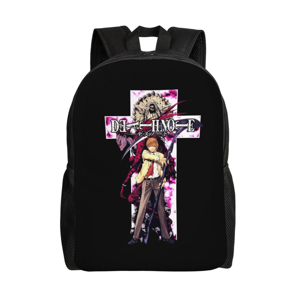Custom Deathes Anime Note Laptop Backpack Men Women Fashion Bookbag for College School Student Bag