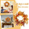 Wreath,Leaf Wreath, Door Hanging Decoration, Festival Props, Hanging Window Wall Hanging