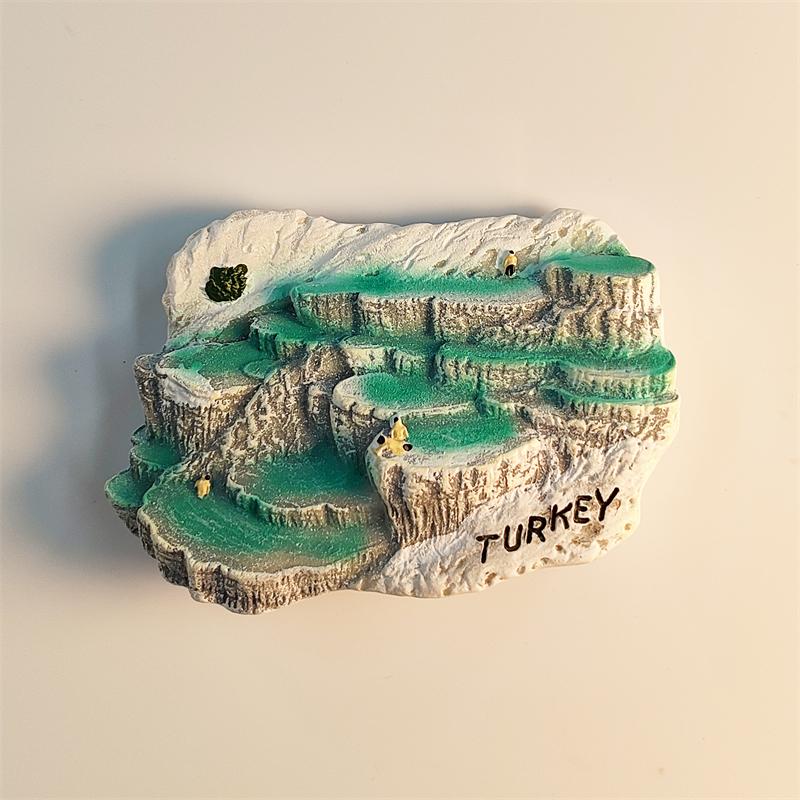 Камбоджа Ангкор-Ват Шигуань Богиня 3D Стереоскопические Туристические сувениры Смоляная живопись Украшение для дома Магниты на холодильник