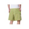 Puma Удобные дышащие повседневные шорты для бега и фитнеса, мужские штаны, зеленые 628374-89