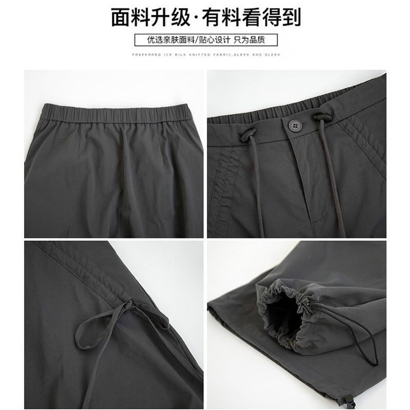 Женский комбинезон с широкими штанинами и бантом, новинка весны и осени, с высокой талией, облегающий, свободные брюки прямого кроя, спортивные повседневные брюки