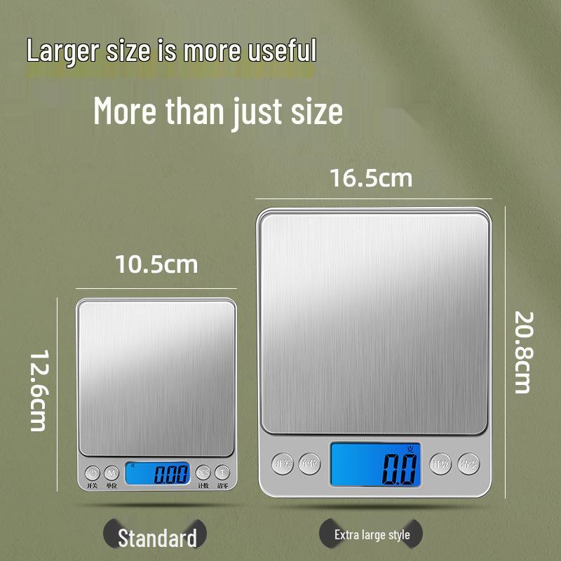 Высокоточные мини портативные карманные весы для золотых украшений, кухонного использования, точность 0,01 грамма.