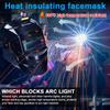 Geevorks Automatic Dimming Welding Facemask Large View True Color Auto Darkening Welding Facemask