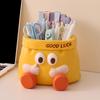 Cartoon Pen Holder Large Capacity Storage Box Stationery Container Holder Home Office Desktop Decoration Ornament